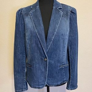 NWT Denim Blazer, size M